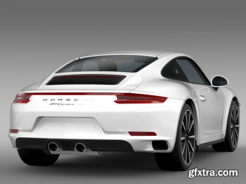 Cgtrader - Porsche 911 Carrera 4S Coupe 991 2016 3D Model 