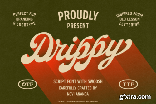  Drippy Font