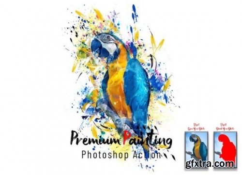  Premium Painting Photoshop Action