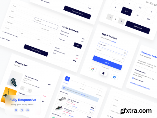 Kicks E-Commerce UI Kit