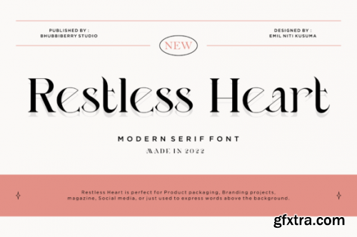  Restless Heart Font