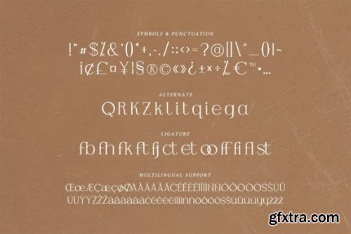  Gilberta Font