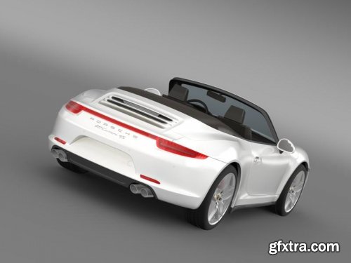 Cgtrader - Porsche 911 Carerra 4S Cabrio 2013