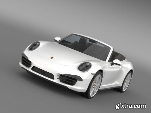 Cgtrader - Porsche 911 Carerra 4S Cabrio 2013