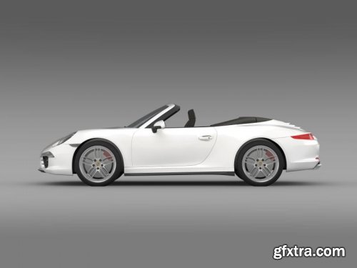 Cgtrader - Porsche 911 Carerra 4S Cabrio 2013