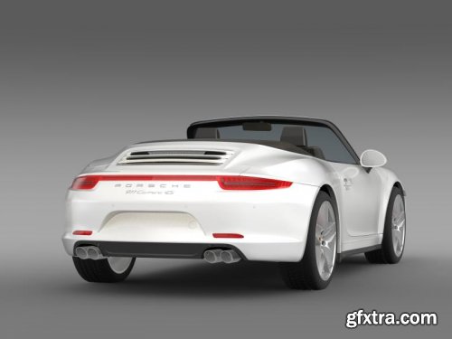 Cgtrader - Porsche 911 Carerra 4S Cabrio 2013