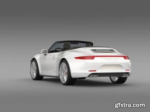 Cgtrader - Porsche 911 Carerra 4S Cabrio 2013