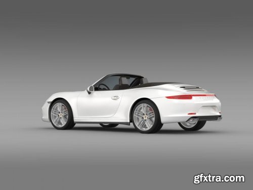 Cgtrader - Porsche 911 Carerra 4S Cabrio 2013