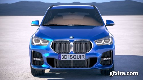 BMW X1 M-Sport 2020 3D Model