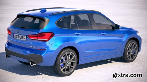 BMW X1 M-Sport 2020 3D Model