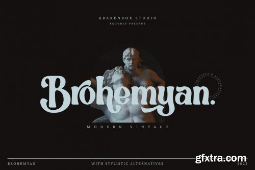 Brohemyan - Modern Vintage Serif