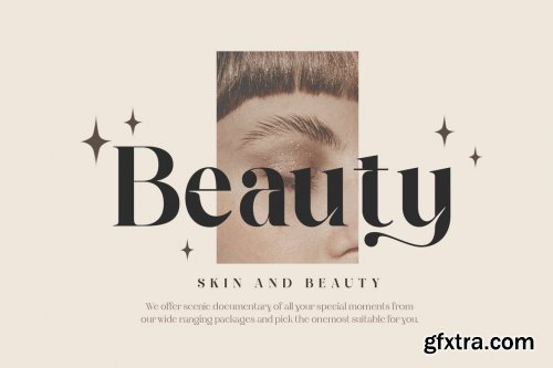 Quincher - Modern Aesthetic Beauty Serif Font