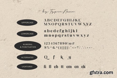 Quincher - Modern Aesthetic Beauty Serif Font