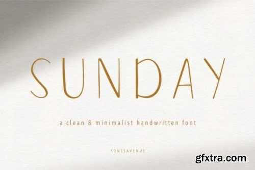  Sunday Font