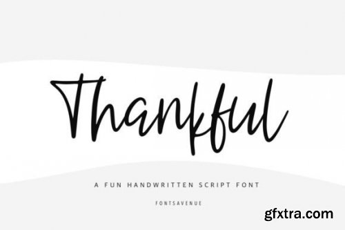  Thankful Font