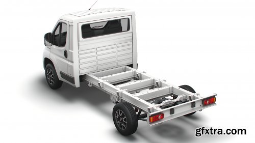 Turbosquid - Fiat Ducato Chassis Truck Single Cab 3450WB 2022