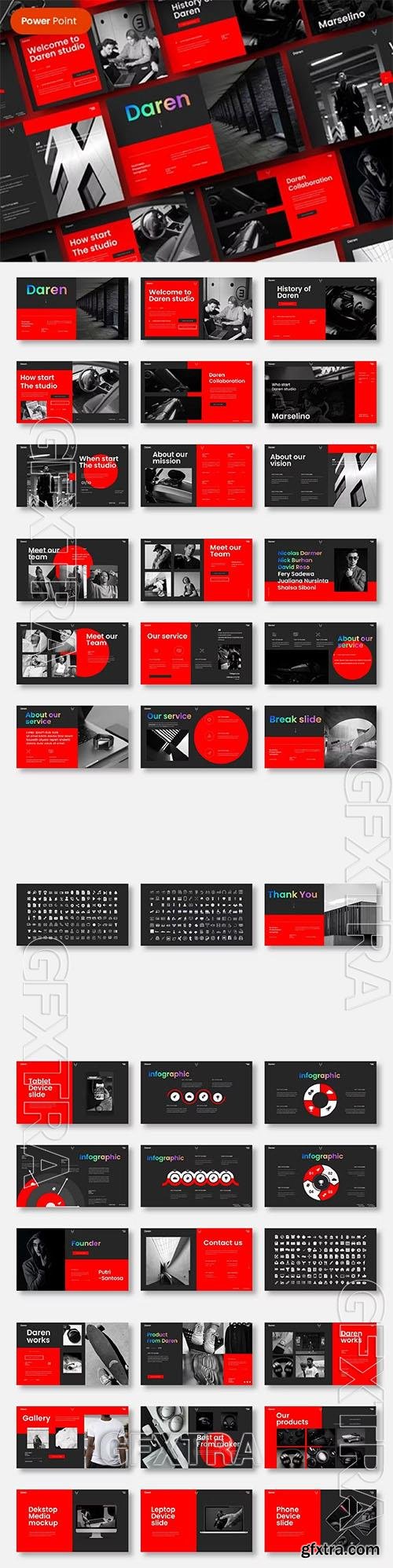 Daren - Business PowerPoint Template U379HRU