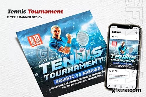 Tennis Tournament Social Media Promotion BEGZK6N