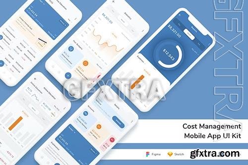 Cost Management Mobile App UI Kit 3ZZ57LS