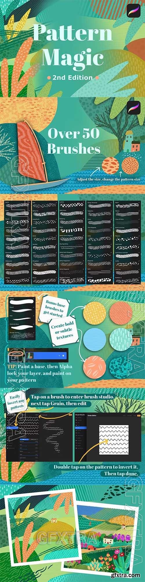 Pattern Magic Procreate Brushes - 2nd Edition 2Z2TZNS