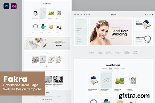 Handmade Store Website Design Template