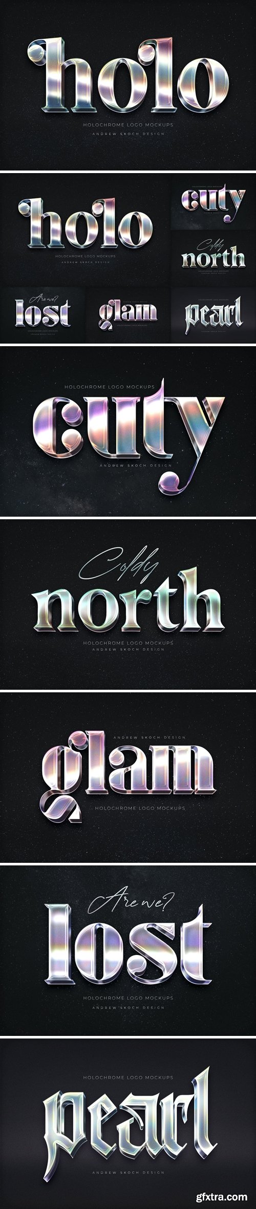 Holochrome Text Effects