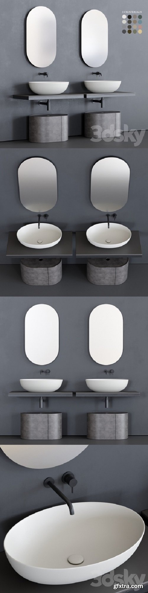 Ceramica Cielo Multiplo set 3