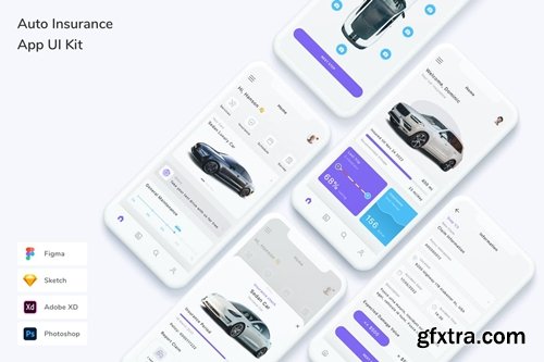 Auto Insurance App UI Kit