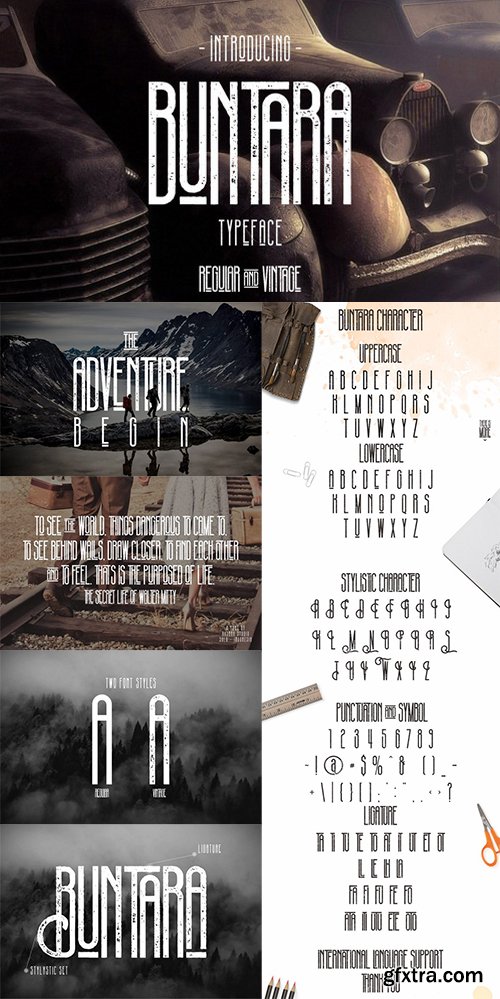 Buntara Typeface