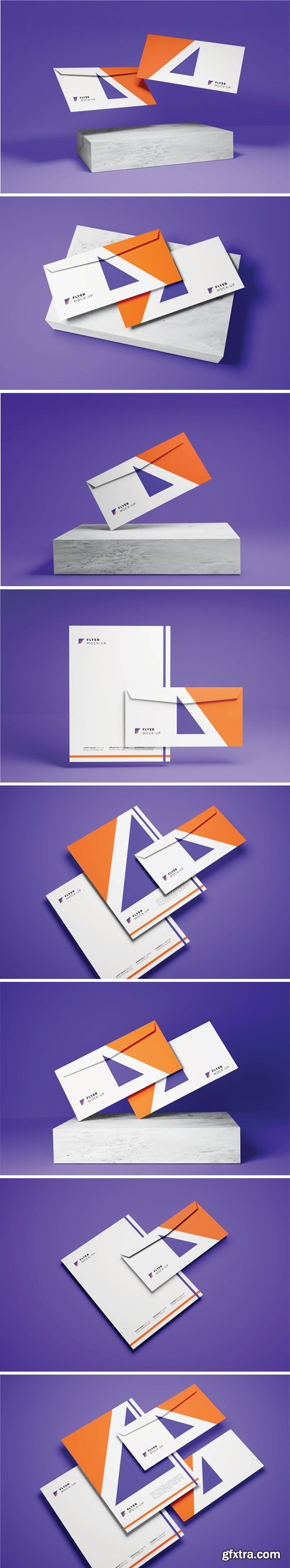 Envelope & Paper Mockup