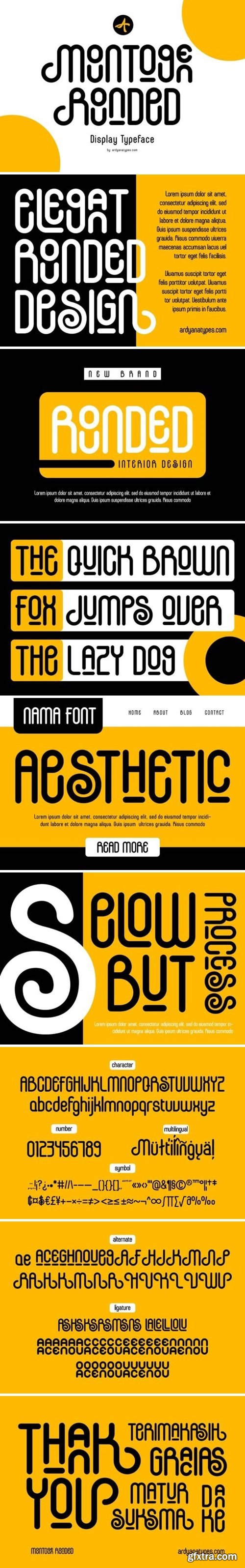 Mountogen Rounded Font