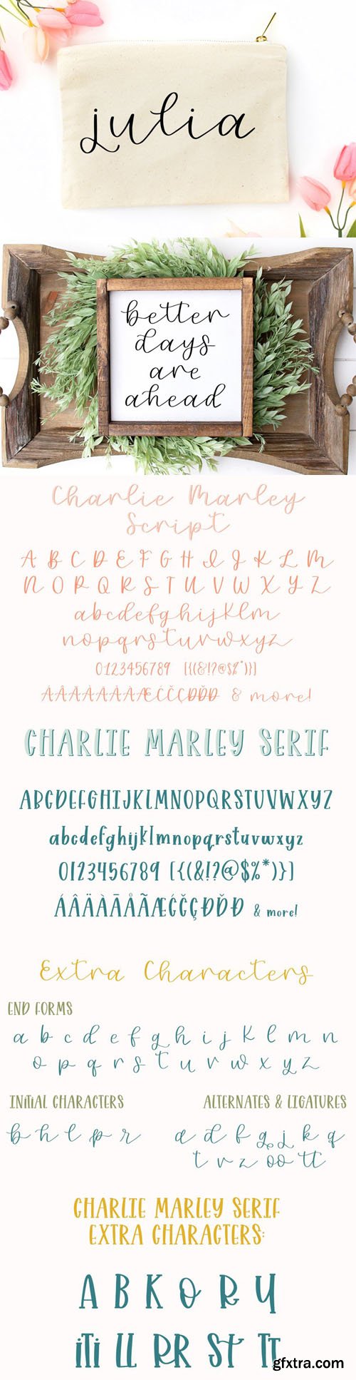 Charlie Marley - Script and Serif Font Duo