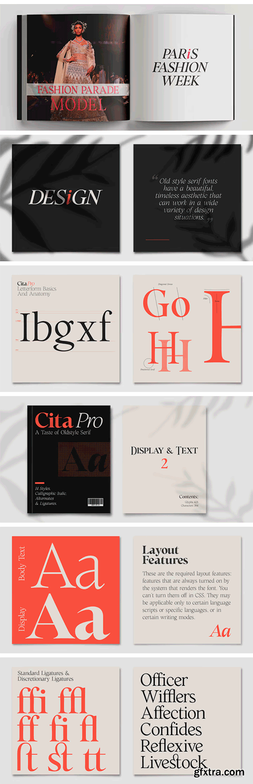 Cita Pro Font Family