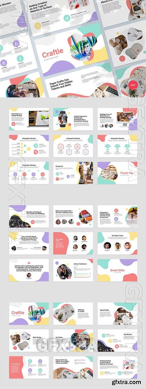 Craft Store Powerpoint, Keynote and Google Slides Presentation Template  