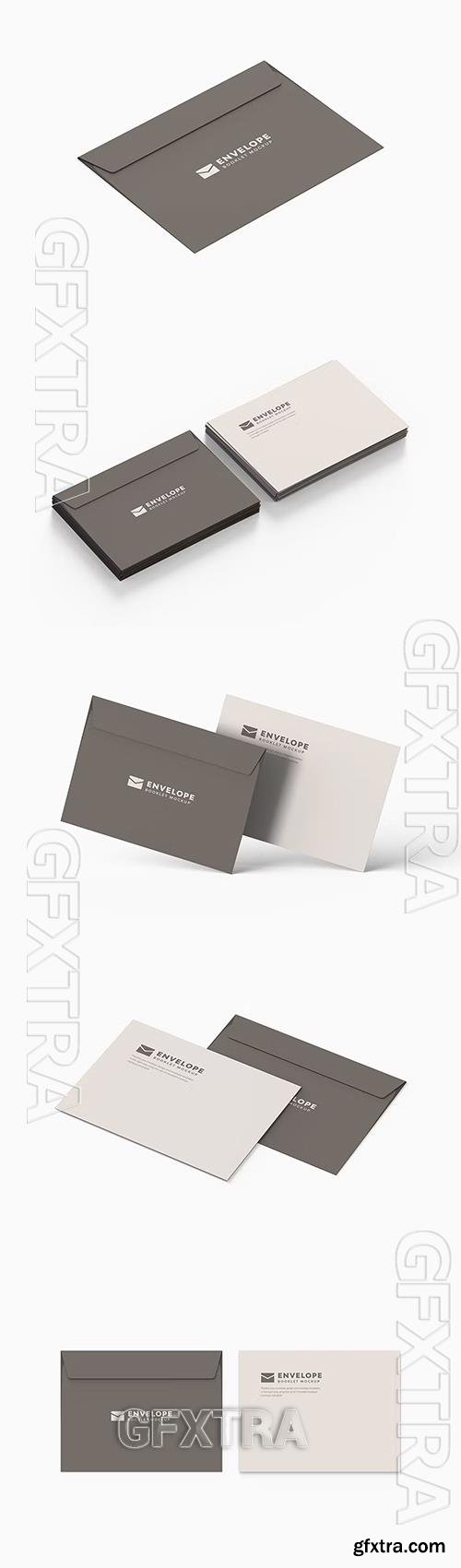 Booklet Envelope Mockup 8S889WC