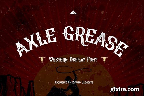 Axle Grease - Western Display Font