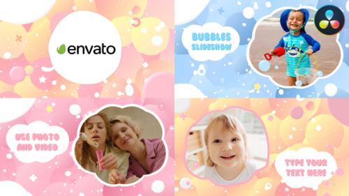 Videohive - Bubble Slideshow | DaVinci Resolve - 38030634 - 38030634