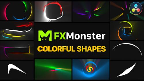 Videohive - Colorful Shapes | DaVinci Resolve - 38031285 - 38031285