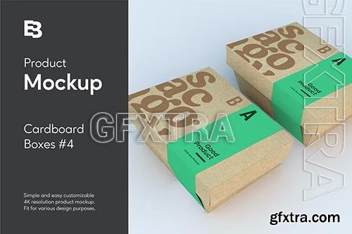 Cardboard Boxes #4 Product Mockup CWPE3EL