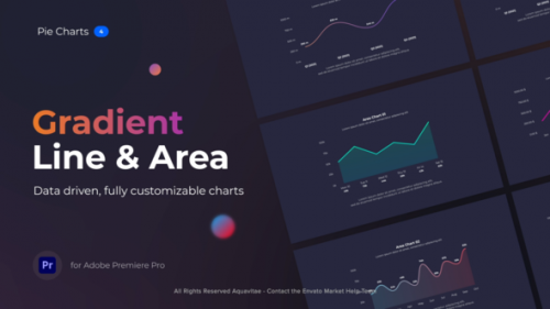 Videohive - Gradient Line & Area Charts l MOGRT for Premiere Pro - 38049947 - 38049947