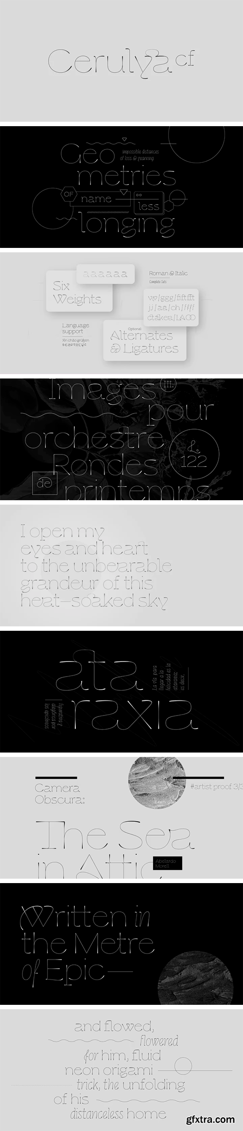 Cerulya CF Font Family