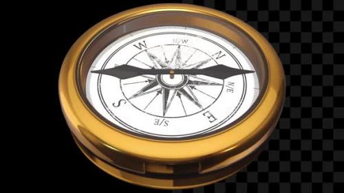 Videohive - Golden Compass on Alpha - 29859542 - 29859542