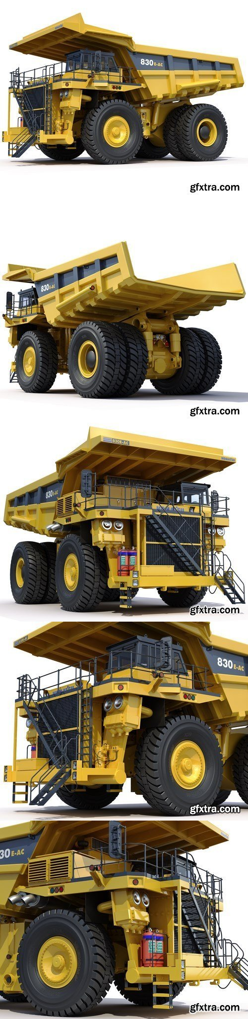 Mining dump truck Komatsu 830E-AC