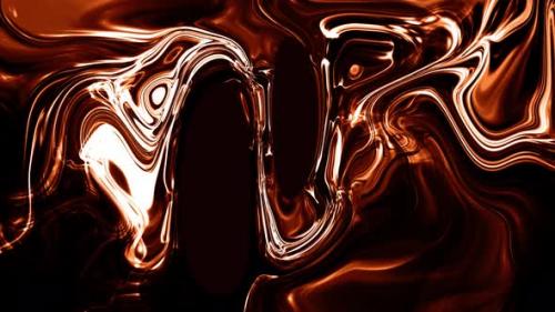 Videohive - Abstract Chocolate Color Oily Background Motion Video - 38118241 - 38118241