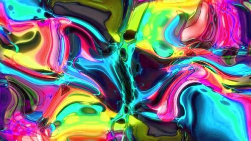 Videohive - Abstract Liquid Painting Texture Background Organic Animation Video - 38118247 - 38118247