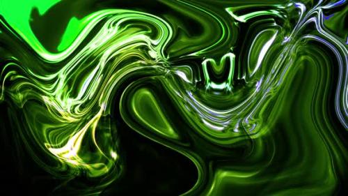 Videohive - Abstract Green Colorful Ink Spread Blast Liquid Glow Explode Oily Background Motion Video - 38118254 - 38118254