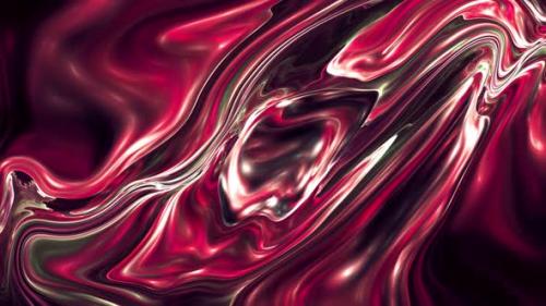 Videohive - Red Colorful Oily Liquid Dynamic Smoothly Graphics Motion Video - 38118279 - 38118279