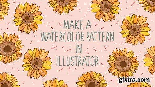 Watercolor Patterns using Adobe Fresco and Adobe Illustrator