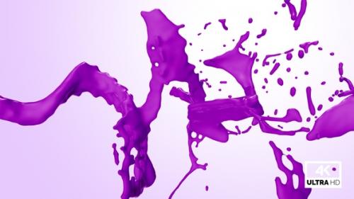 Videohive - Splash Of Purple Paint - 38160465 - 38160465