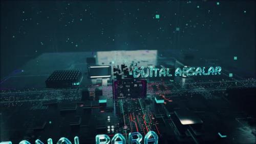 Videohive - Metaverse in Turkish Language with Digital Technology Hitech Concept - 38045137 - 38045137